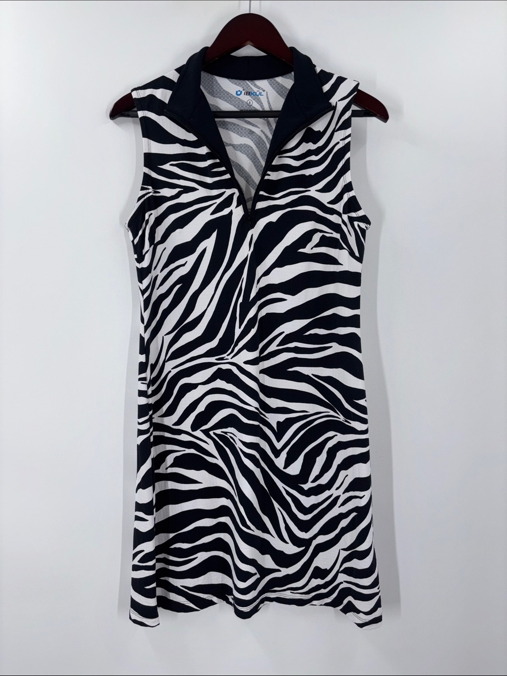 Ibkul Zebra Print Dress Women’s Size Small